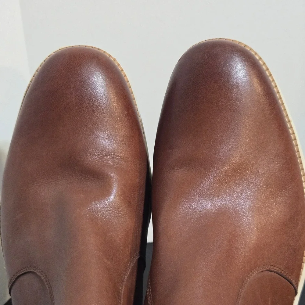 Cole Haan OriginalGrand Chelsea Boots Mens 12M British Tan Leather C31530